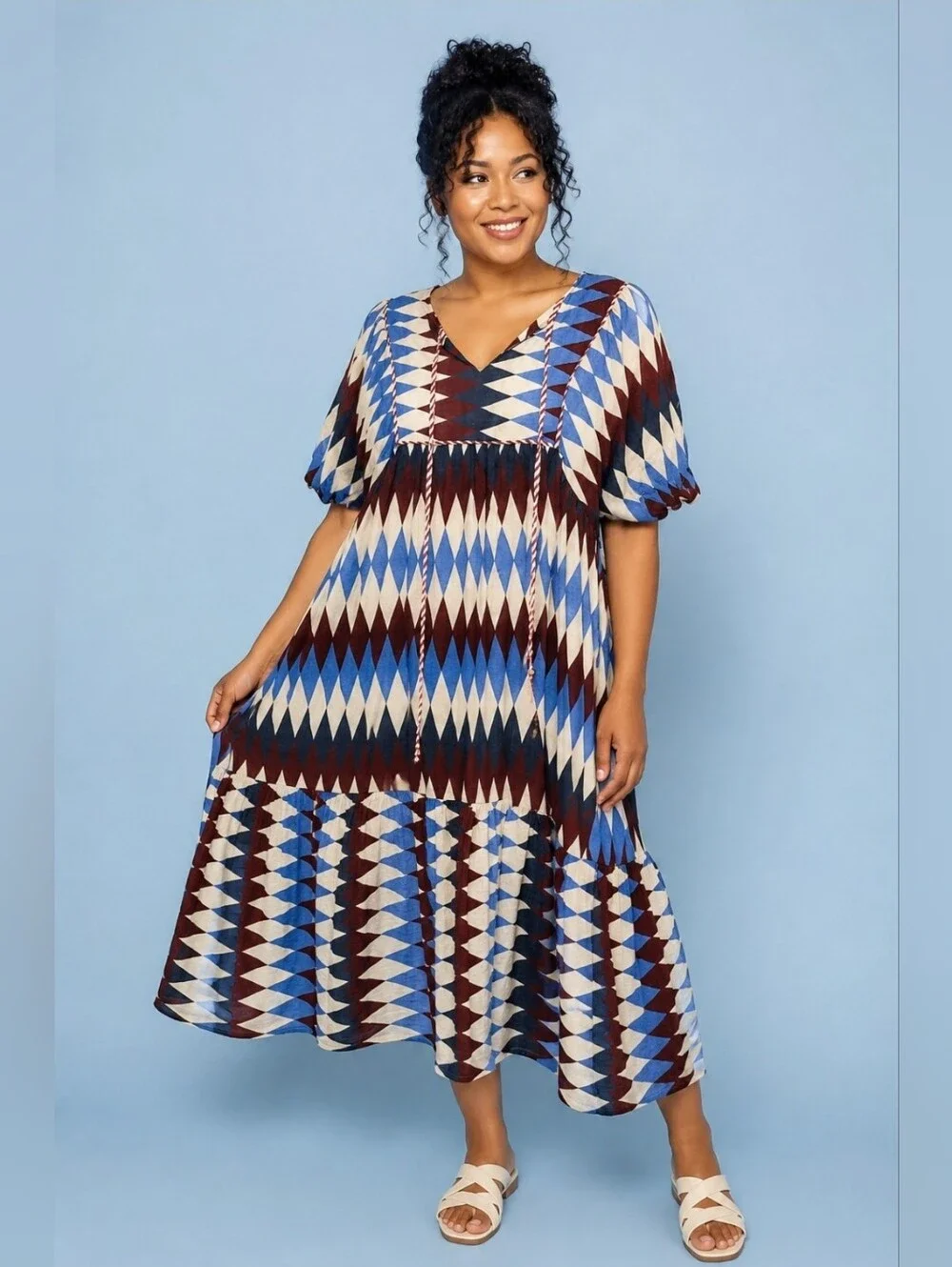 GiGio Boho Midi Dress